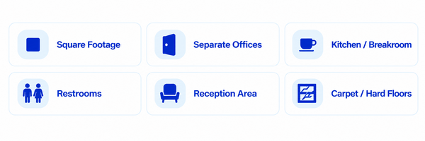 Commercial cleaning features